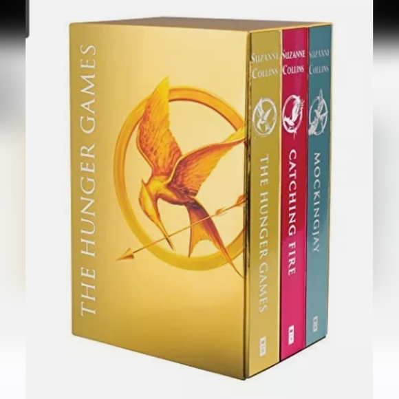 Suzanne Collins Other - The Hunger Games Trilogy Gold Foil Box Set NWT